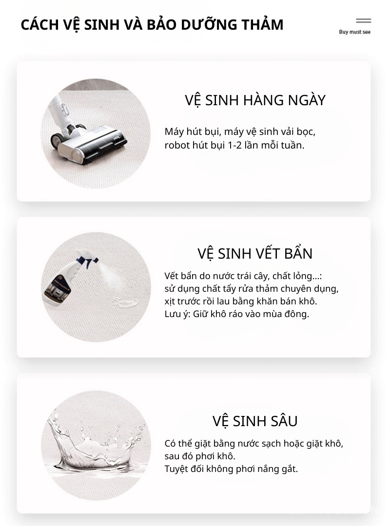 Thảm trải sàn phòng khách cao cấp French Style XF7419