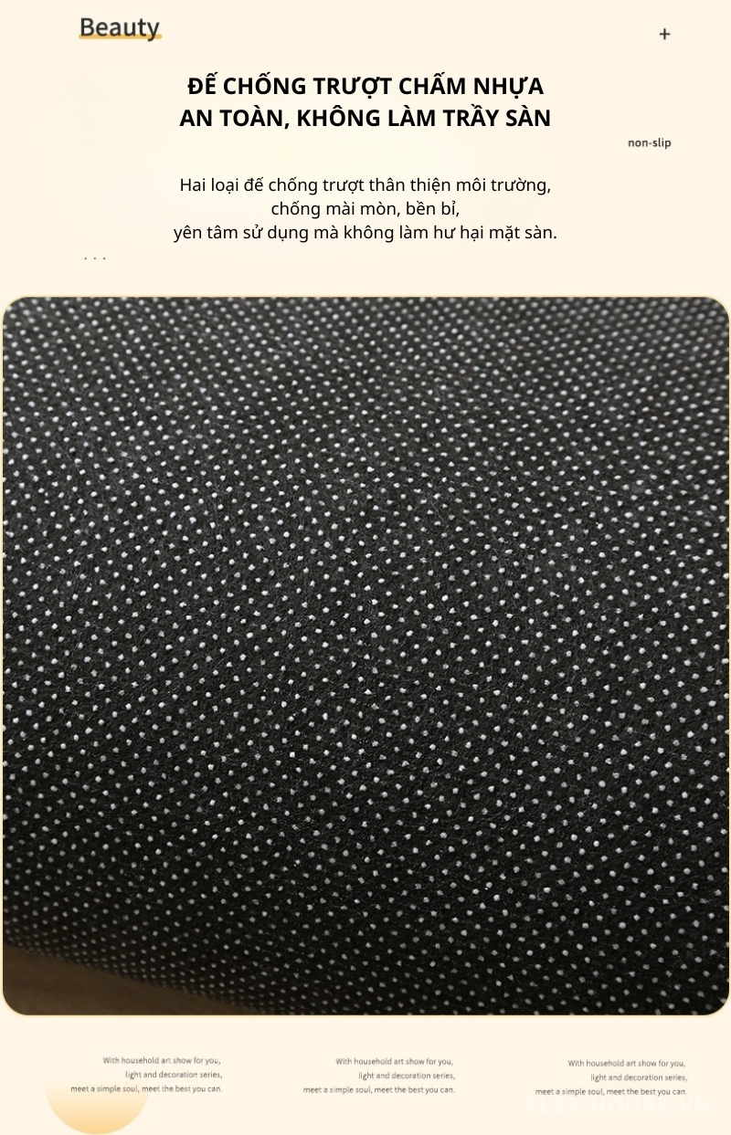 Thảm polyester sắc xám trải sofa bàn trà XF2796