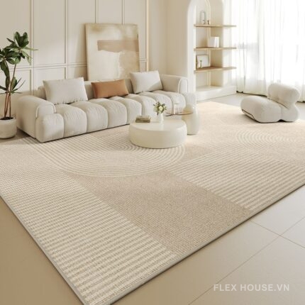 Thảm polyester trải phòng khách căn hộ cao cấp XF7427.01