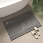 Thảm tảo cát họa tiết sơn thủy trăng lặng XF1385