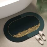 Thảm tảo cát họa tiết sóng nước xanh cổ điển XF1382.02