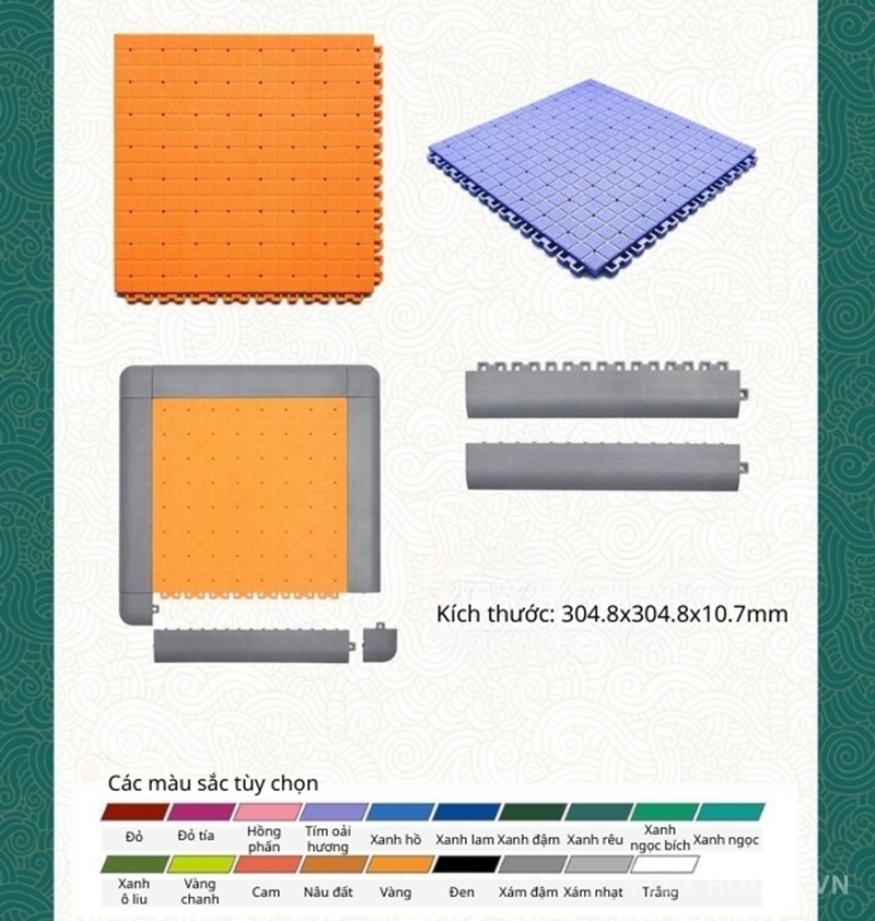 Thảm thể thao lắp ghép khu vận động trẻ em TPE GV198 1 Thảm thể thao lắp ghép khu vận động trẻ em TPE GV198