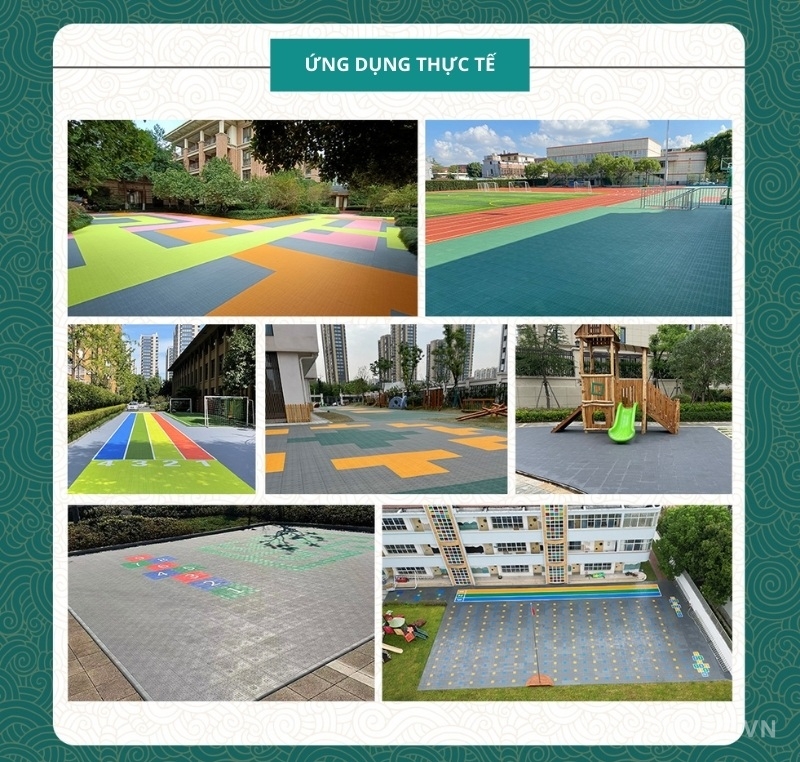Thảm thể thao lắp ghép khu vận động trẻ em TPE GV198 4 Thảm thể thao lắp ghép khu vận động trẻ em TPE GV198