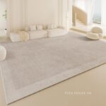 Thảm trải sàn phòng khách màu trầm thời thượng XF0443