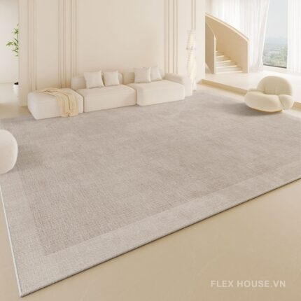 Thảm trải sàn phòng khách màu trầm thời thượng XF0443