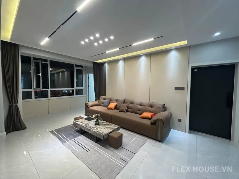 Thảm trải sofa bàn trà studio Minimal Line XF0438 5 Ảnh thực tế Thảm trải sofa bàn trà studio Minimal Line XF0438