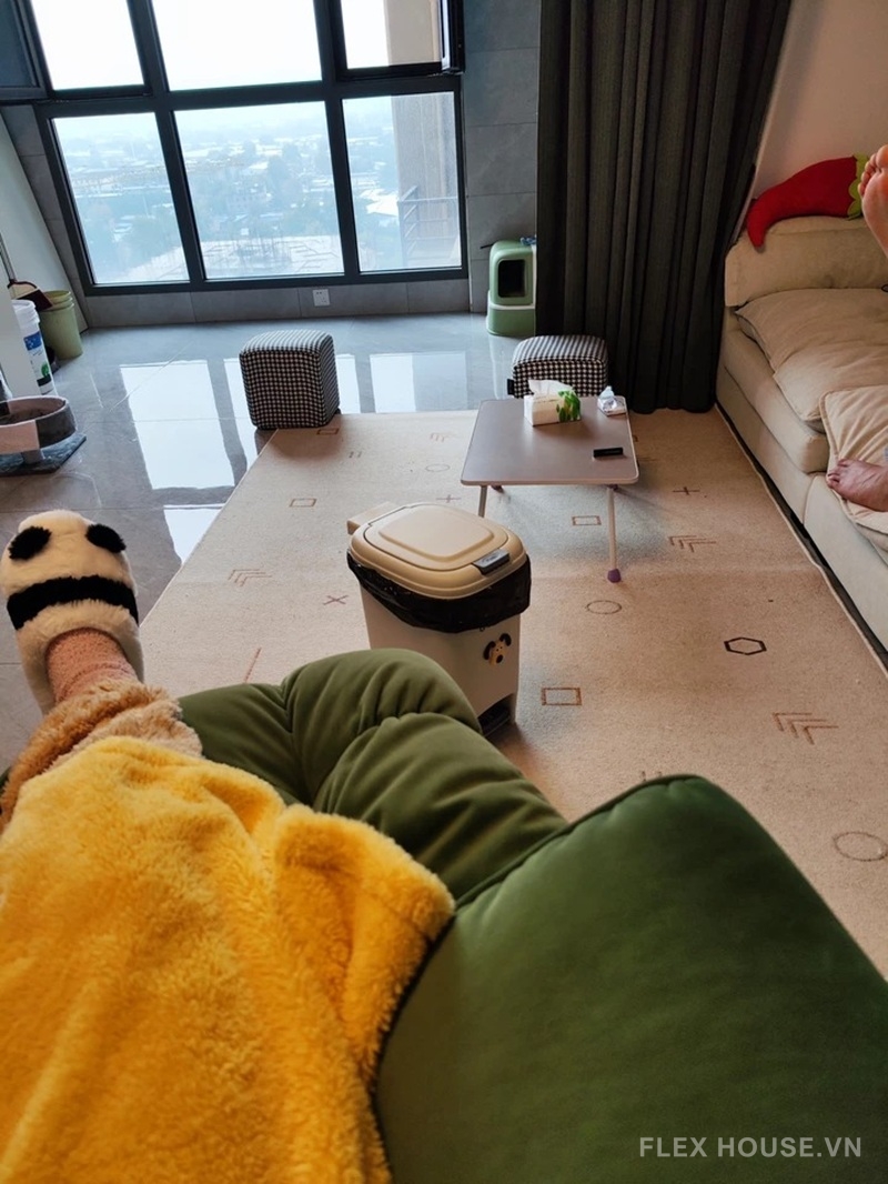 Thảm trải sofa mô phỏng len cừu cao cấp XF8457 9 Ảnh thực tế XF8457