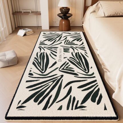 Thảm trang trí phòng ngủ họa tiết lá Tropical XF2957