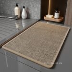 Thảm vải lanh lót nhà tắm bồn rửa mặt XF7992.01