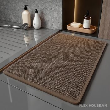 Thảm vải lanh lót nhà tắm bồn rửa mặt XF7792.02