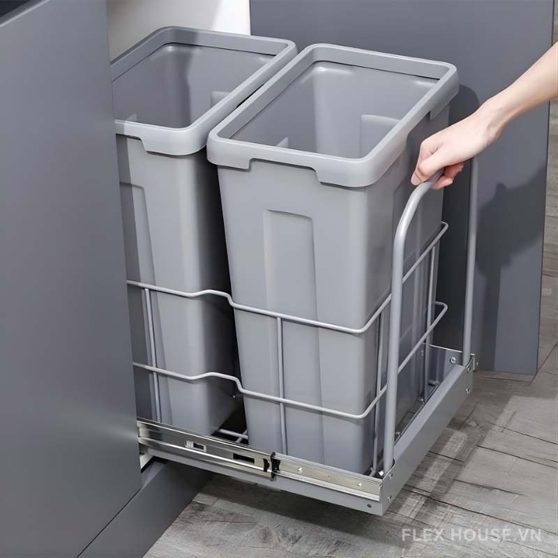 5 Sai Lầm Thường Gặp Khi Chọn Thùng Rác Âm Tủ