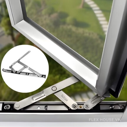 Bản lề chữ A inox 304 chống gió cho cửa sổ KD5066