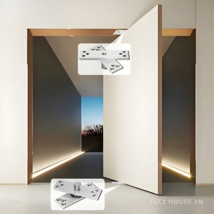 Bản lề cửa gỗ trục xoay 360 độ KD5231