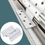 Bản lề cửa nhôm trục thép góc mở 270 độ KD1367