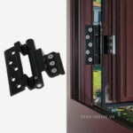 Bản lề cửa sổ màu đen hợp kim nhôm KD7066