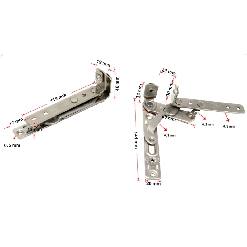 Bản lề cửa sổ mở hất 90 độ inox 304 KD8219 4 Bản lề cửa sổ mở hất 90 độ inox 304 KD8219 11