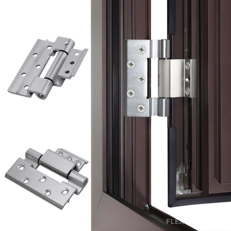 Bản lề hợp kim nhôm dùng cho cửa gỗ KD1736 Bản lề hợp kim nhôm dùng cho cửa gỗ KD1736