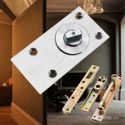Bản lề trục xoay sàn 360 độ cho cửa gỗ KD8096