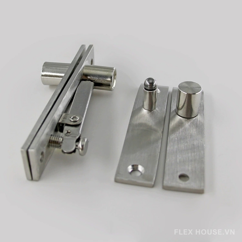 Bản lề xoay 360 độ thép không gỉ cho cửa gỗ KD1577 (1) Bản lề xoay 360 độ thép không gỉ cho cửa gỗ KD1577