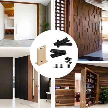 Bản lề xoay ẩn cho cửa bí mật và kệ sách KD0906