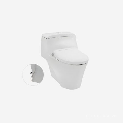 Bồn cầu 1 khối nắp rửa cơ nhấn xả TOTO MS823DRE2