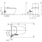 Bồn cầu điện tử thông minh Saras Light-E Inax AC-816VN