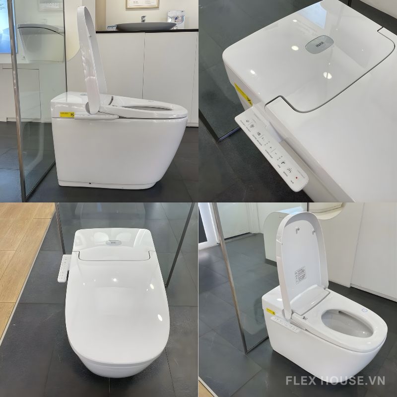 Bồn cầu điện tử thông minh Saras Light-E Inax AC-816VN 2 Bồn cầu điện tử thông minh Saras Light-E Inax AC-816VN