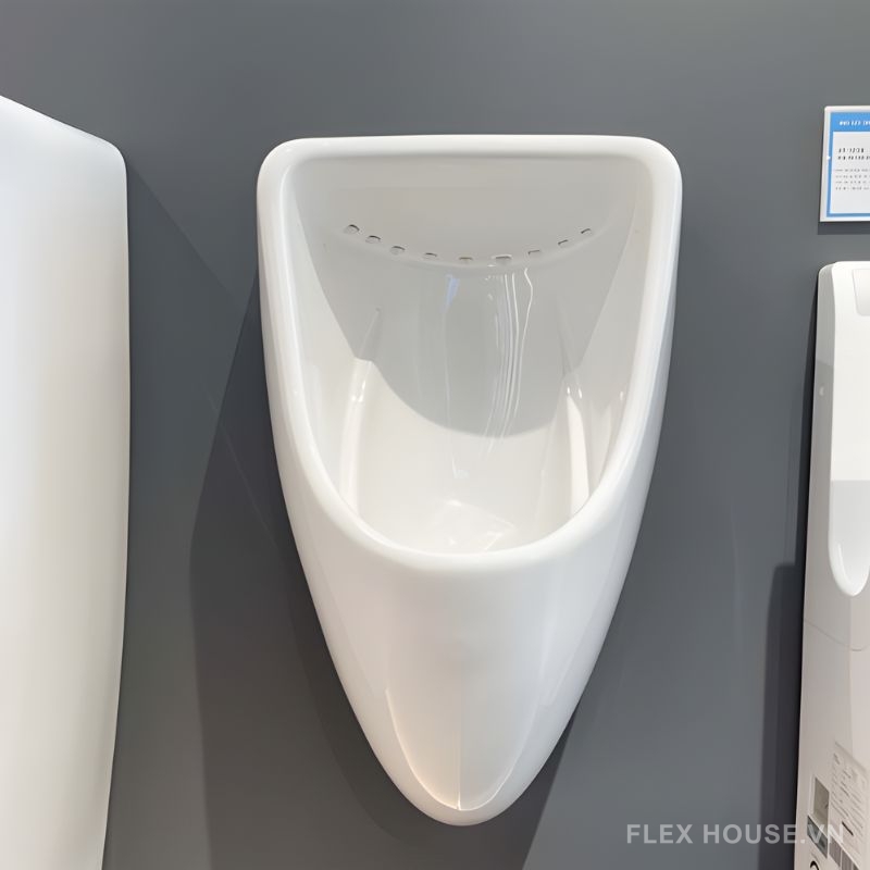 Bồn tiểu nam treo tường dáng tam giác Inax U-440V