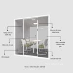 Cabin cách âm di động đa năng cho văn phòng HKL.SD