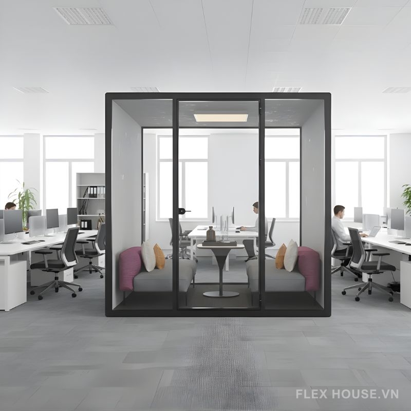 Cabin cách âm di động đa năng cho văn phòng HKL.SD 1 Cabin cách âm di động đa năng cho văn phòng HKL.SD