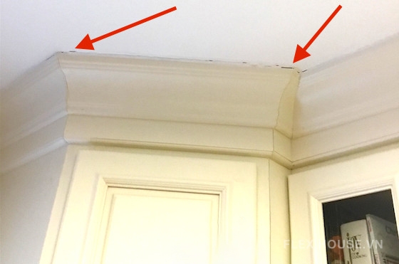 Cách xử lý khe hở, nứt, cong vênh sau khi lắp nẹp trần