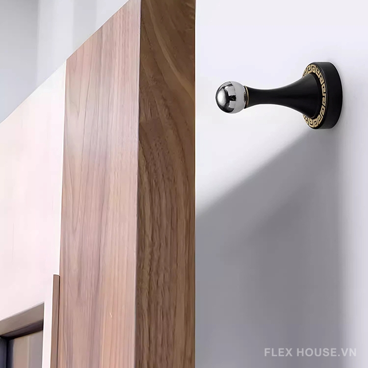 Chặn cửa gắn tường bằng đồng cổ điển Á Đông YJ9022 9 Chặn cửa gắn tường bằng đồng cổ điển Á Đông YJ9022 14