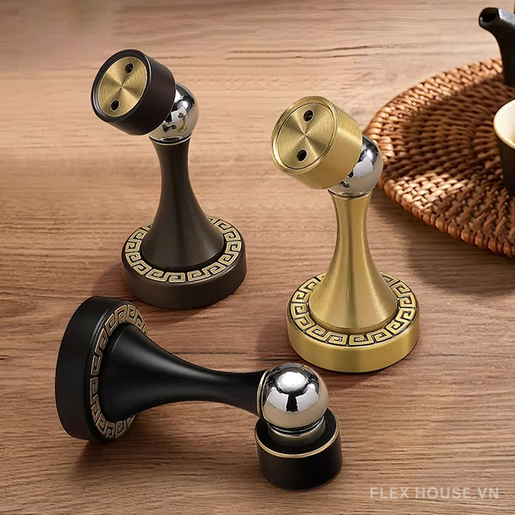 Chặn cửa gắn tường bằng đồng cổ điển Á Đông YJ9022 (8) Chặn cửa gắn tường bằng đồng cổ điển Á Đông YJ9022 1