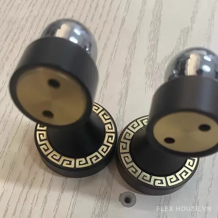 Chặn cửa gắn tường bằng đồng cổ điển Á Đông YJ9022 13 Chặn cửa gắn tường bằng đồng cổ điển Á Đông YJ9022 18