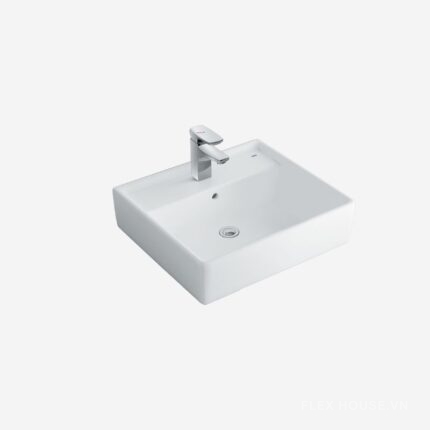 Chậu lavabo men sứ dương vành Inax AL-293V.FC
