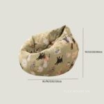 Sofa lười hạt xốp họa tiết chú chó đáng yêu DF9348