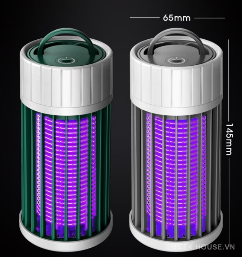 Đèn diệt muỗi ánh sáng tím UV 365nm sạc USB FB8824