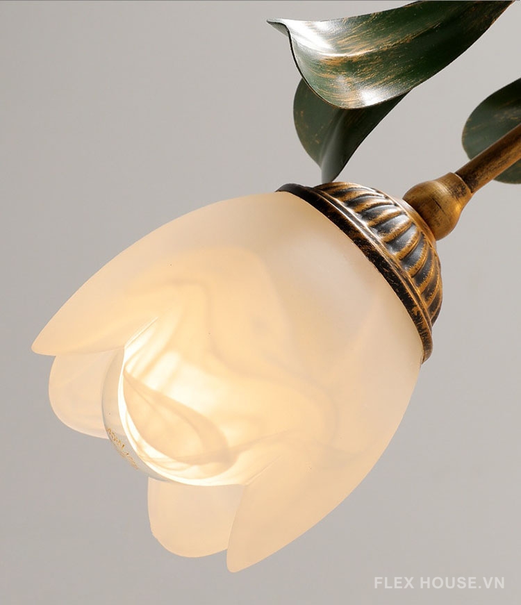 Đèn trần phòng ngủ đóa hoa linh lan Retro SZ864 9 Đèn trần phòng ngủ đóa hoa linh lan Retro SZ864 14