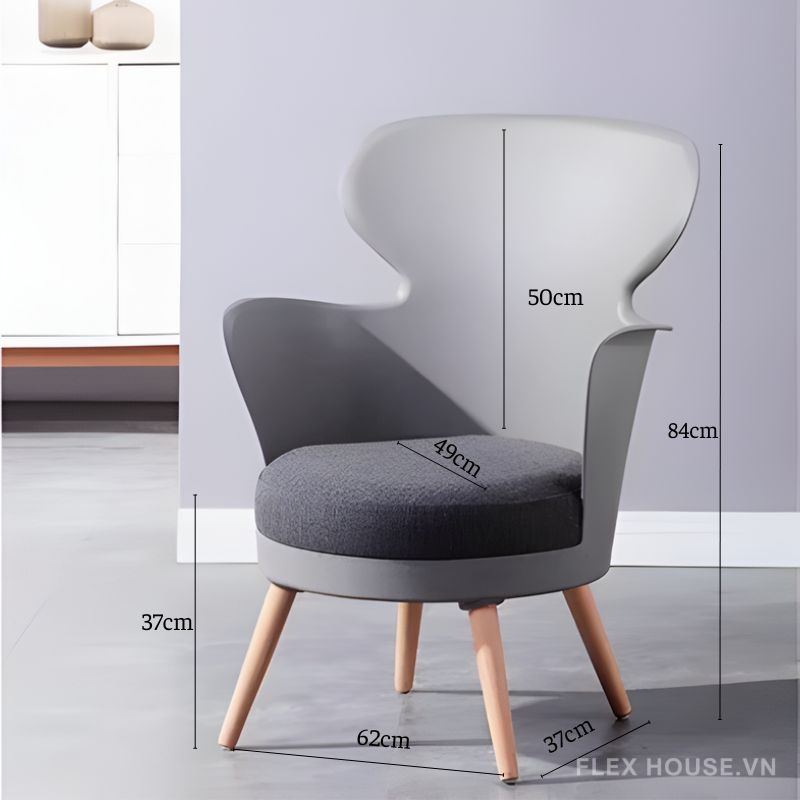 Ghế ăn tựa lưng nhựa Venus hoàng gia DM24052 9 Ghế ăn tựa lưng nhưa Venus hoàng gia DM24052