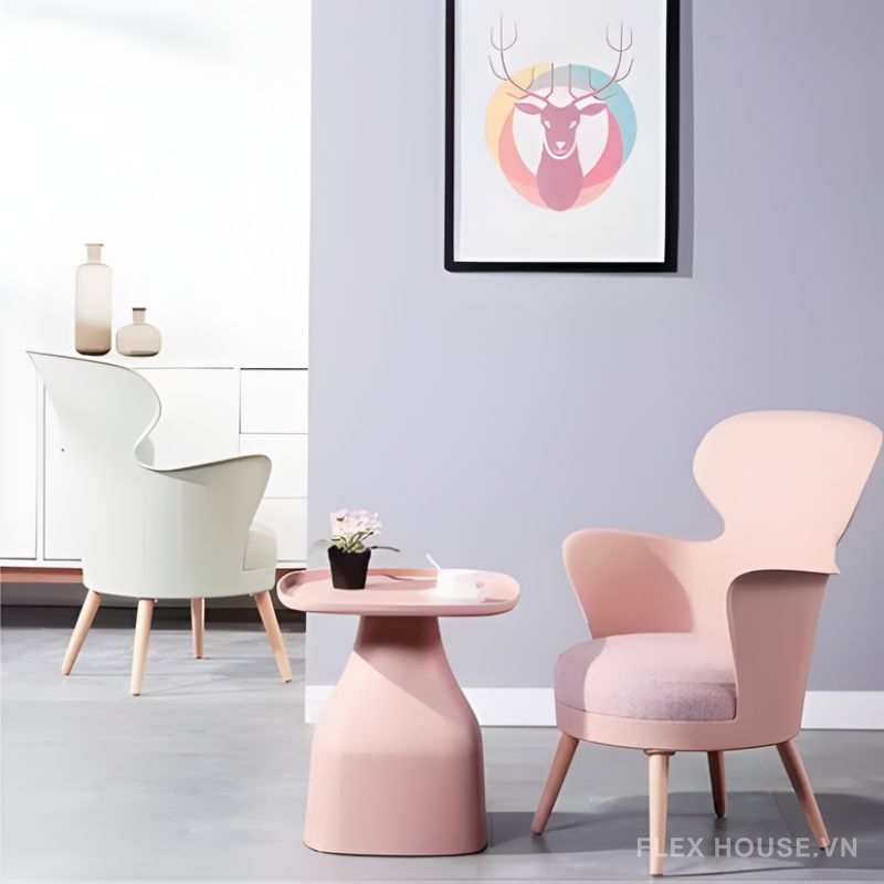 Ghế ăn tựa lưng nhựa Venus hoàng gia DM24052 4 Ghế ăn tựa lưng nhưa Venus hoàng gia DM24052