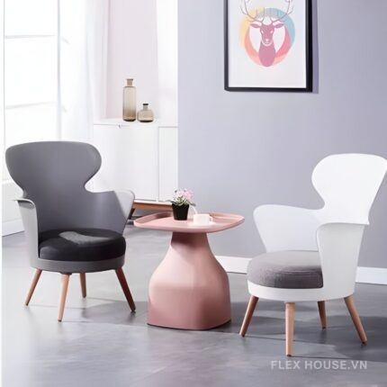 Ghế ăn tựa lưng nhưa Venus hoàng gia DM24052