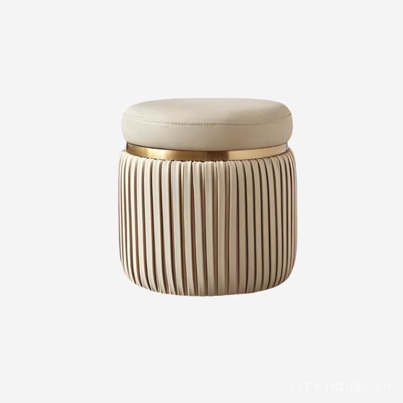 Ghế đôn Artistic bọc da đa màu sắc MK8367 8 Ghế đôn Artistic bọc da đa màu sắc MK8367