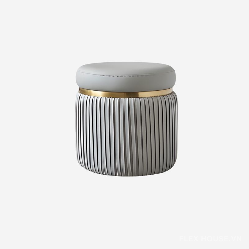 Ghế đôn Artistic bọc da đa màu sắc MK8367 5 Ghế đôn Artistic bọc da đa màu sắc MK8367