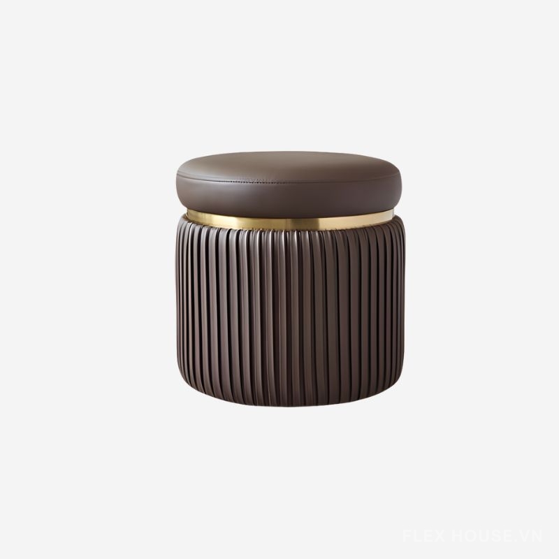 Ghế đôn Artistic bọc da đa màu sắc MK8367 4 Ghế đôn Artistic bọc da đa màu sắc MK8367