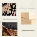 Ghế đôn sofa bọc vải Chenille cổ điển MK5315