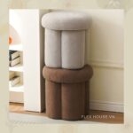Ghế đôn sofa teddy phong cách Bắc Âu MF2567
