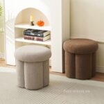 Ghế đôn sofa teddy phong cách Bắc Âu MF2567