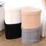 Ghế đôn trang trí đựng đồ đa năng GC2268