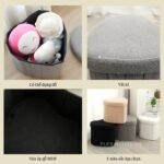 Ghế đôn trang trí đựng đồ đa năng GC2268