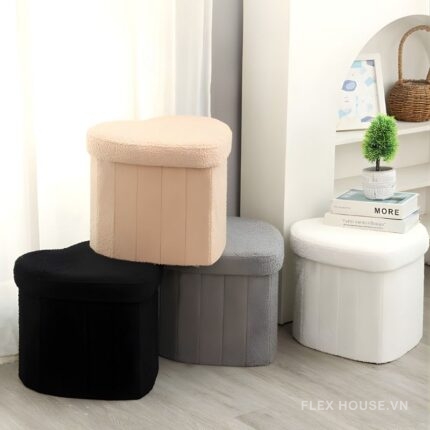 Ghế đôn trang trí đựng đồ đa năng GC2268